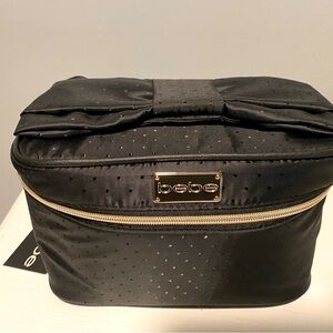 Black & Gold Bebe Cosmetic Bag